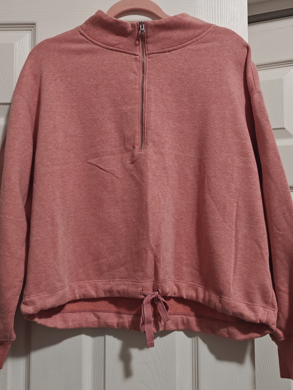 Old Navy Pink Half-zip Sweatshirt